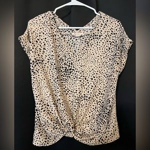 Leopard blouse